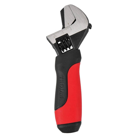 Trojan 2 in 1 Stubby Wrench - Adjustable & Pipe Wrench - 150mm x 50mm x 200mm - Durable Chrome Vanadium Steel - Ergonomic Anti-Slip Handle - SuperSaverAU - view 1