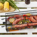 Matador Adjustable Rotisserie Basket - 85mm - Stainless Steel - Secure Cooking - SuperSaverAU - view 2