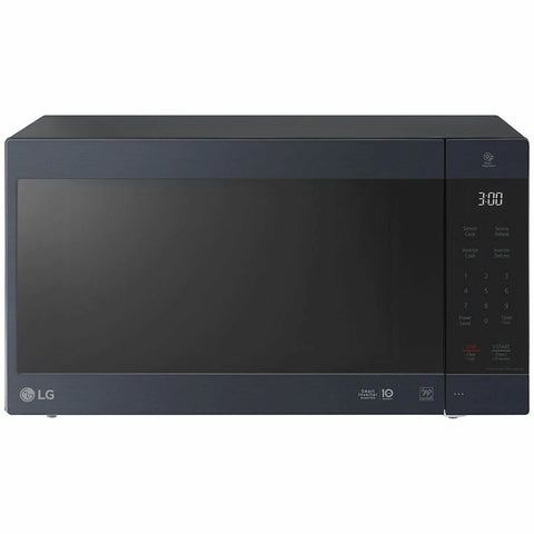 LG 56L NeoChef smart inverter microwave - 1200W, matte black, anti-bacterial EasyClean interior - MS5696OMBS