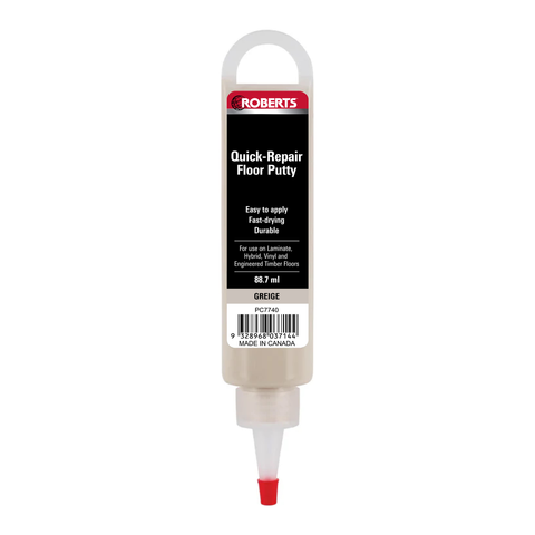 Roberts Quick Repair Floor Putty - Acrylic 88ml - Greige - Fast Drying - SuperSaverAU - view 1