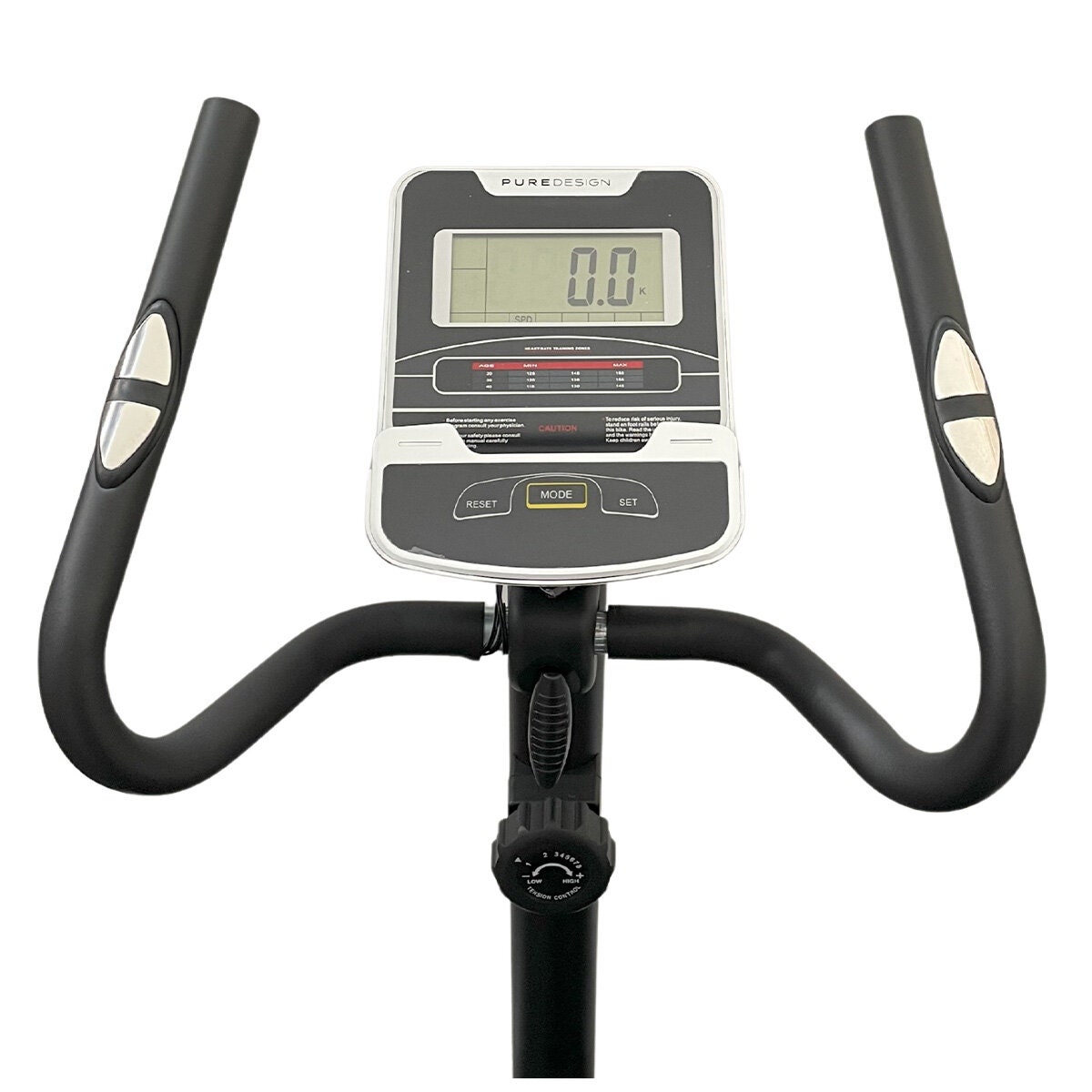 Pure Design UB7 Upright Bike - 8 Magnetic Resistance Levels and Heart Rate Tracking - PD-UB7