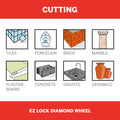 Dremel Max Life 38.1mm Diamond Coated Cutting Wheel (EZ545HP)