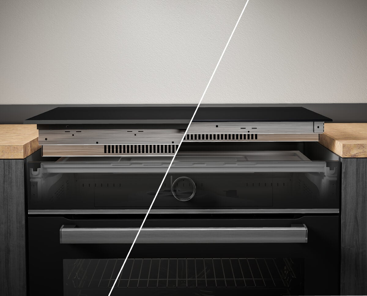 Beko 90cm Induction Cooktop - Black Ceramic Glass, 5 Zones, IndyFlex Zone, Touch Controls - BCT901IGN