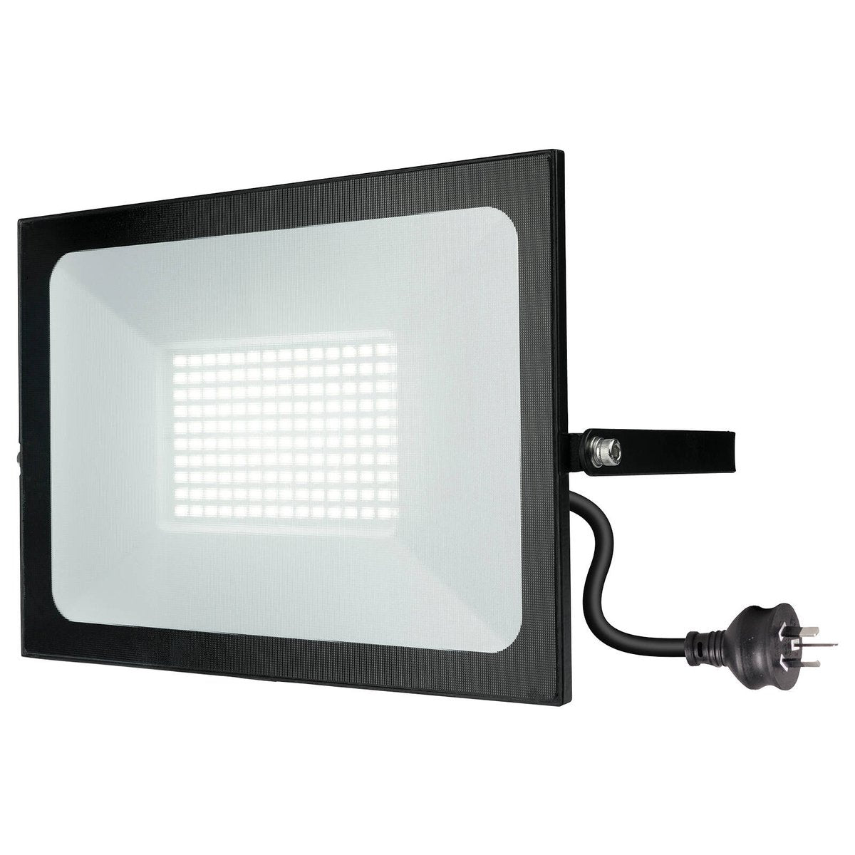 Brilliant 100W Black Stealth II LED Slim Panel Flood Light 285mm x 250mm - SuperSaverAU - view 3