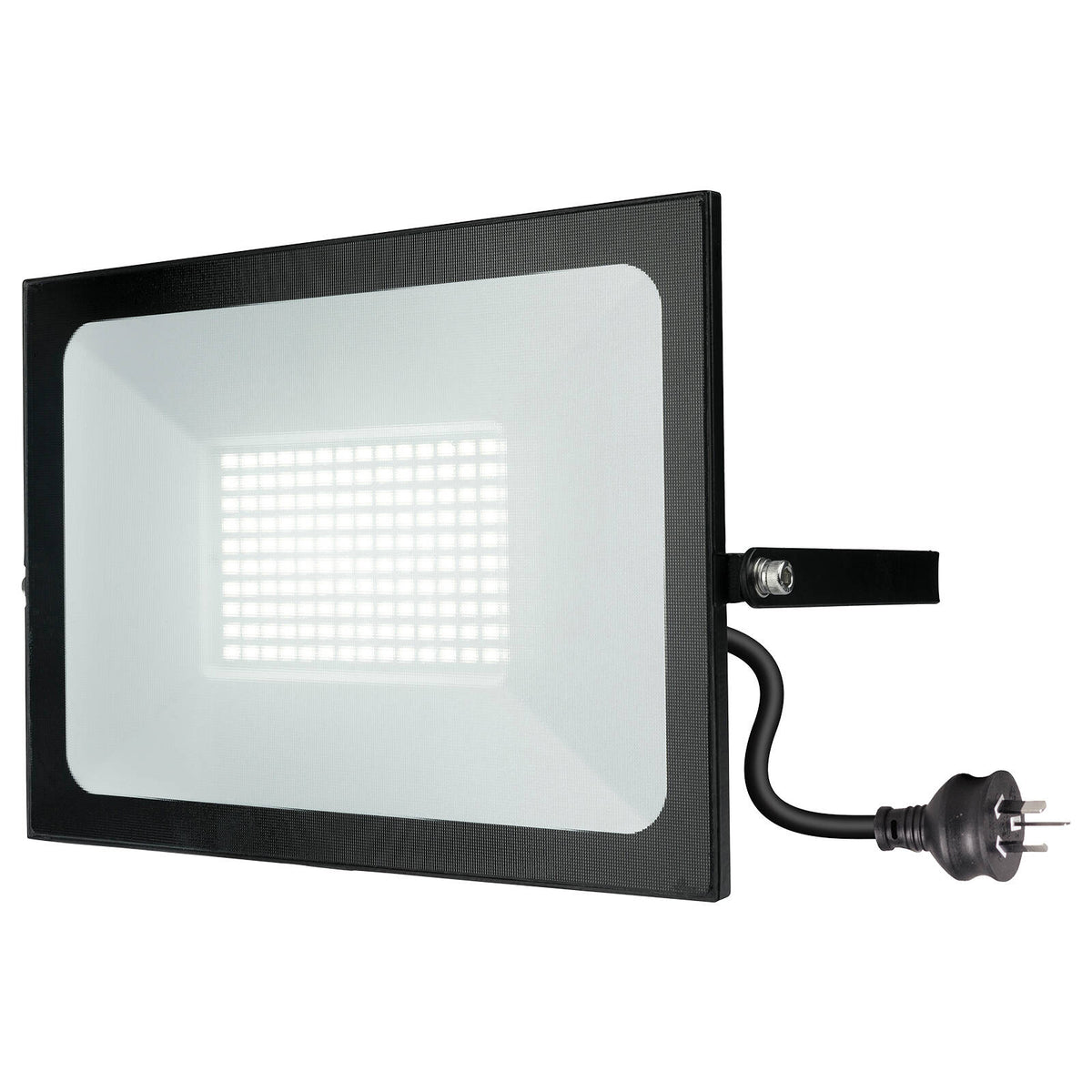 Brilliant Stealth II 100W Slim LED Panel Flood Light Weather-Resistant Outdoor Black 20868/06