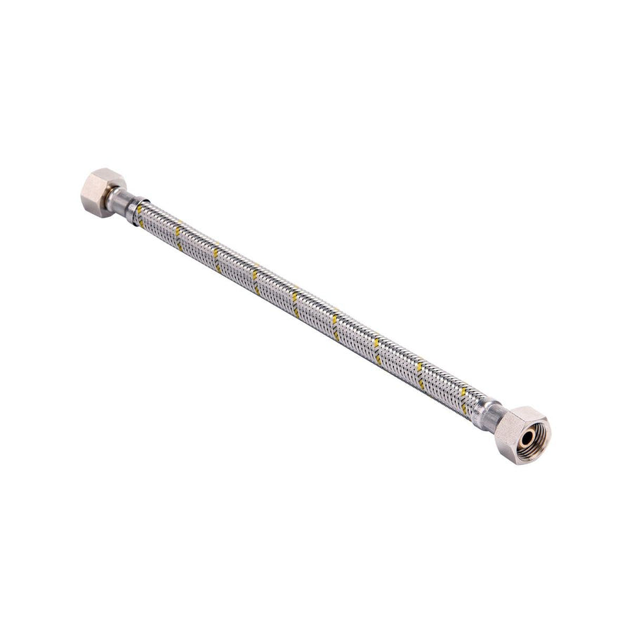 Kinetic 600mm Stainless Steel Flexible Braided Gas Connector - AGA Approved - Durable - Corrosion Resistant - SuperSaverAU - view 1