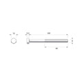 Zenith Hot Dip Galvanised Hex Head Bolts and Nuts M8 x 100mm 25 Pack - SuperSaverAU - view 4