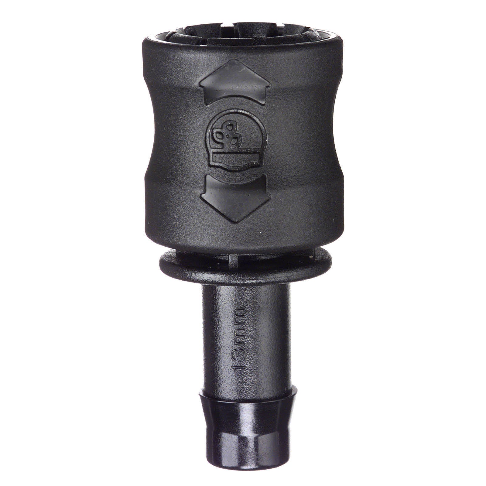 Pope 13mm Single Snap Sure Connector Polypropylene - Black