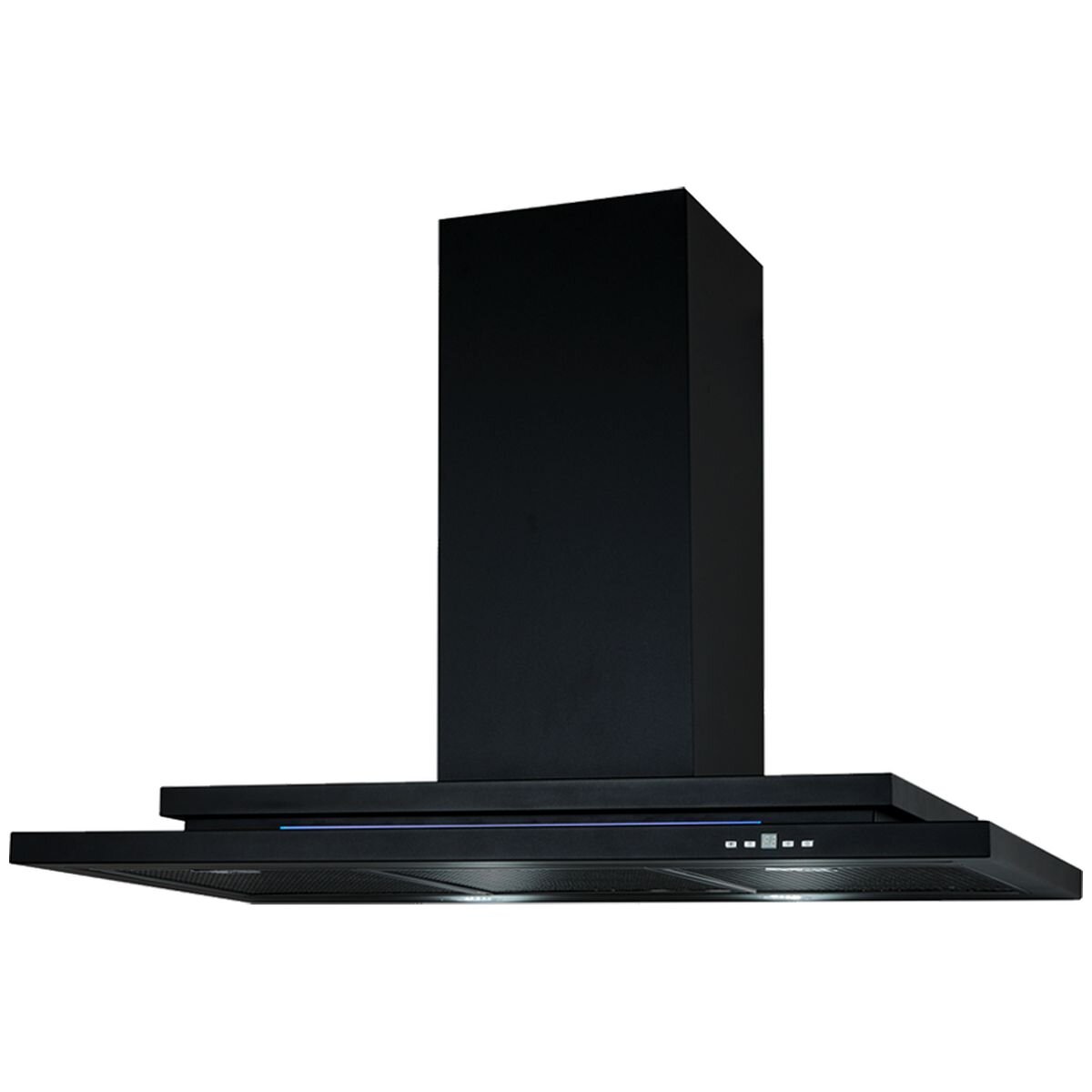 Schweigen 90cm Silent Canopy Rangehood - Matte Black - 900m³/h Isodrive Motor - 57W - DS3131-R2BSTPAK