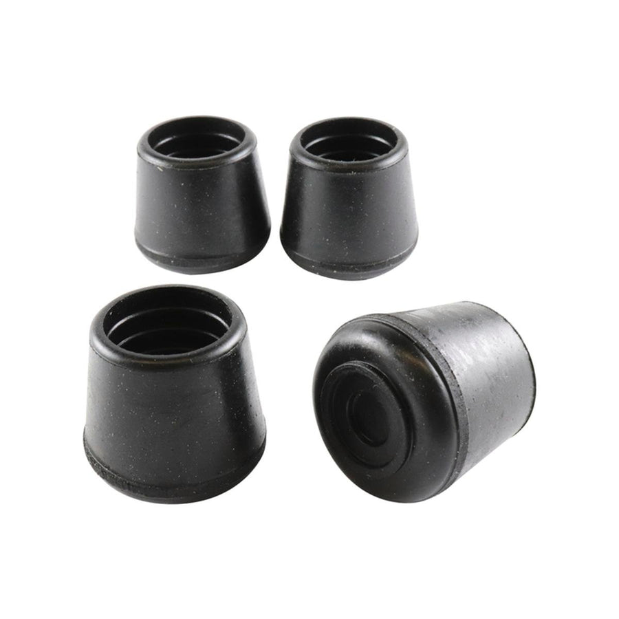 Surface Gard 22mm Black Round Rubber Chair Tip 4 Pack - Easy Glide - SuperSaverAU - view 1