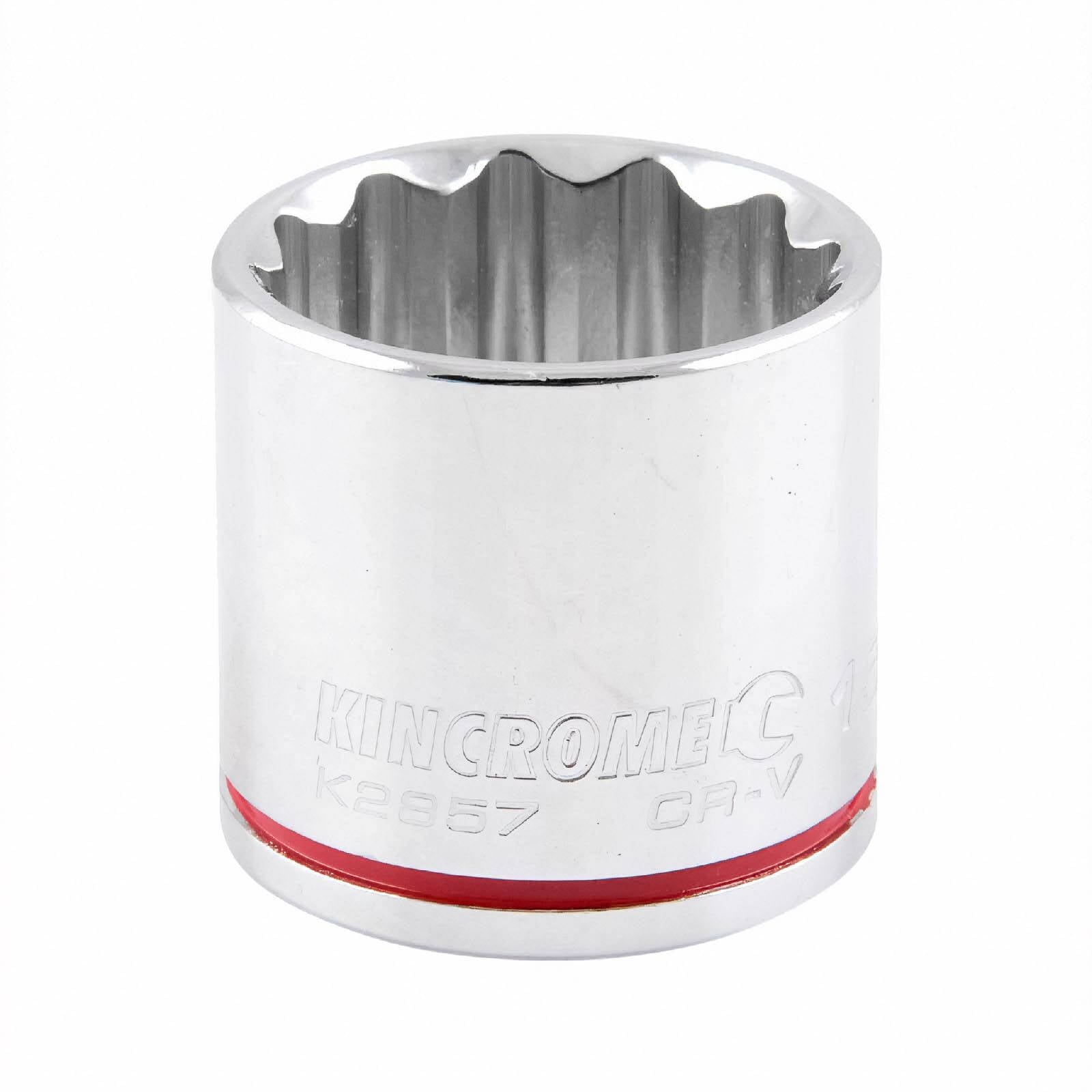 Kincrome 15/16" 3/8" Drive Shallow Socket - 12 Point, Chrome Vanadium Steel