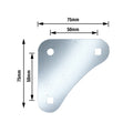 Metal Mate Galvanised Slotted Angle Starter Pack, Steel Shelving Frame Kit
