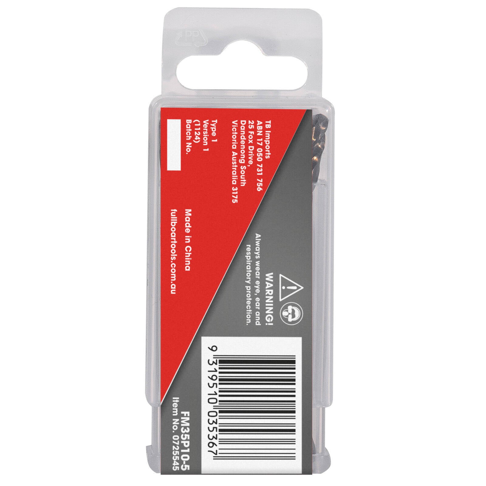 Full Boar 5mm M35 Cobalt Drill Bit 10 Pack for Hard Metal Wood Plastic