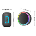 Arlec 200m Rechargeable Wireless Door Chime - Speaker - RGB LED - Black - SuperSaverAU - view 4