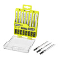 Ryobi 10 Piece Wood Jigsaw Blade Set - Rough to Ultra-Fine Cuts in Timber
