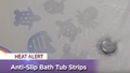Dreambaby Child Safety Bath Strips - Non-Slip - PVC - Heat Sensing - SuperSaverAU - view 2