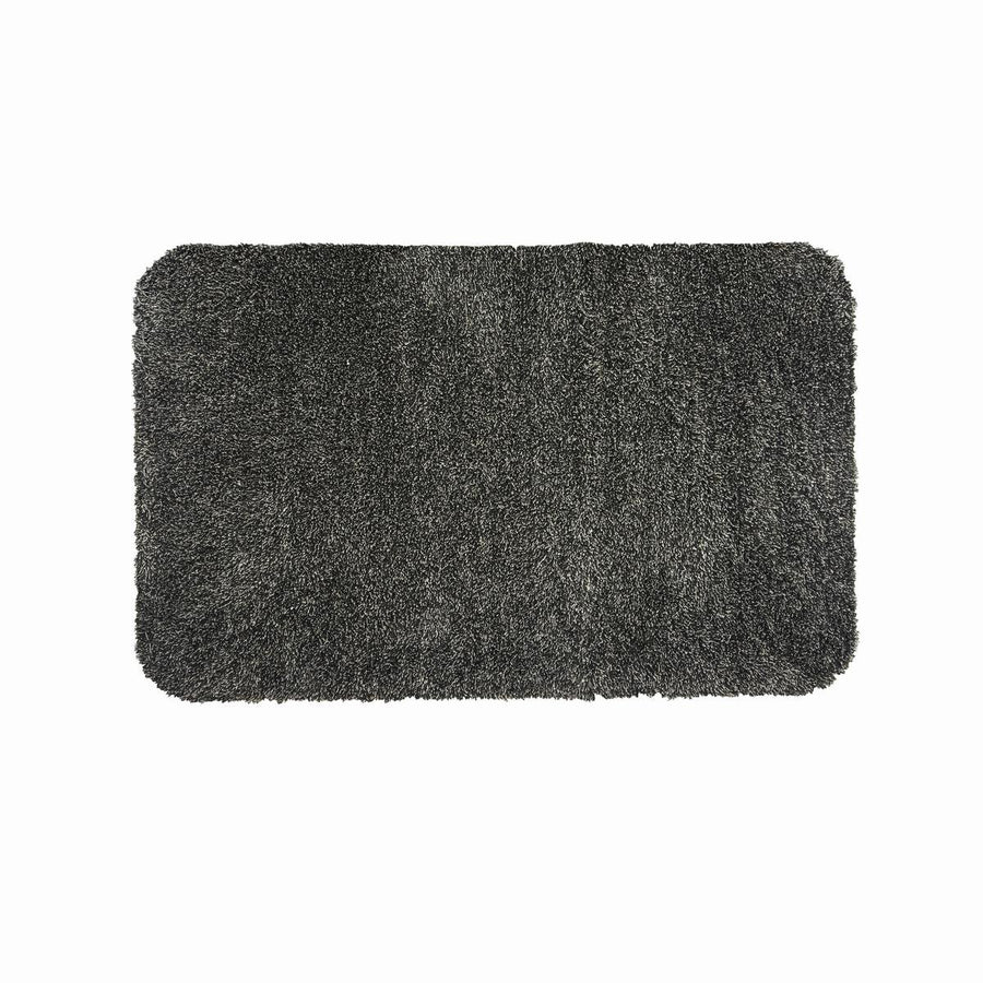 Smart Home Products Mud Mat 92x58cm Grey Black Polyester Non-Slip - SuperSaverAU - view 1