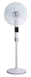 DeLonghi 40cm Pedestal Fan - 3 Speeds, 360 Degree Oscillation, Timer, Remote Control - DEAPF40WH