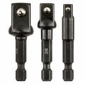 Irwin Impact Pro Performance 3 Piece Socket Adaptor Set 1/4in Hex Shank
