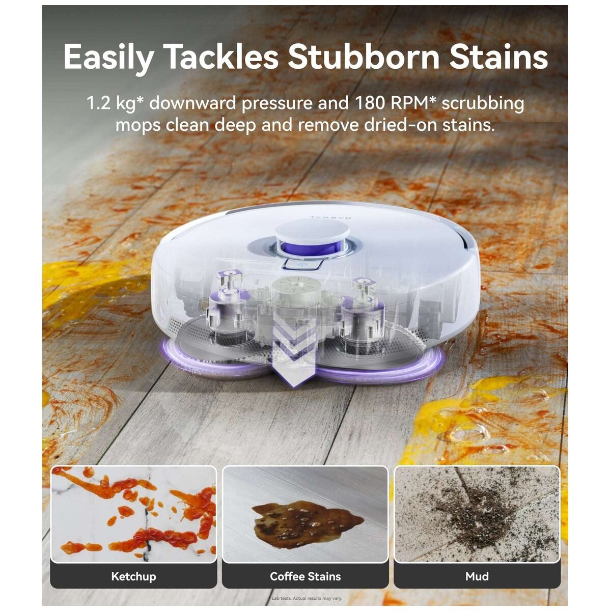 Narwal Freo Z Ultra Robot Vacuum Mop - 12,000Pa Suction - Dual Scrubbing Mops - Quiet Base - YJCC017
