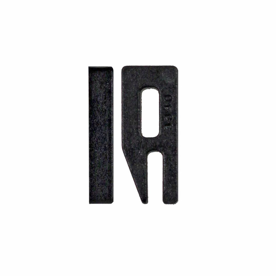 Rolltrak Adjustable Bottom Guide - Plastic - 2 Pack - Black - Durable - SuperSaverAU - view 1