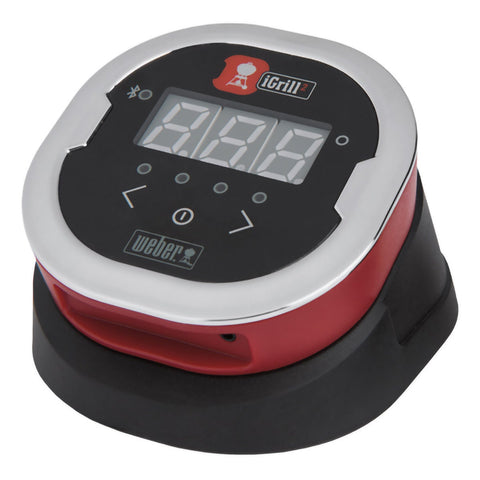 Weber iGrill 2 Bluetooth thermometer - digital LCD display, preset cooking alerts, 2 meat probes - 7203W