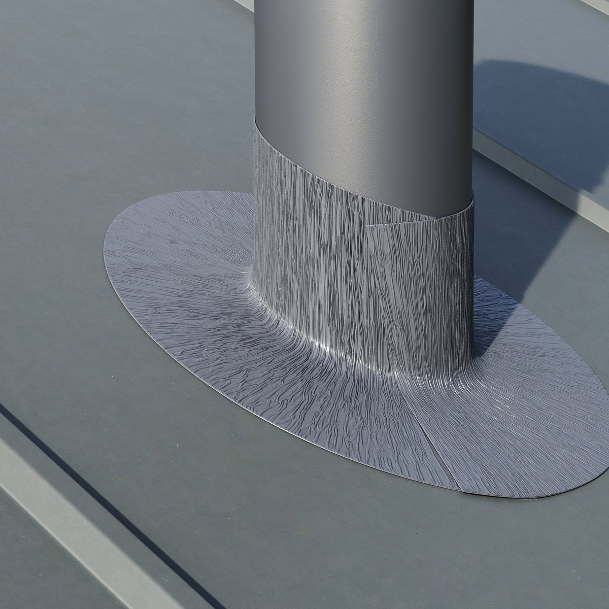 Smartform Lead Free Flashing - 300mm x 1m - Lead Grey - Self-Adhesive, Flexible - SuperSaverAU - view 5