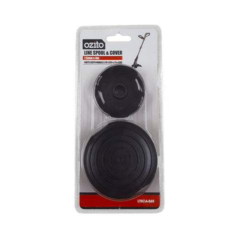 Ozito 1.5mm x 4m Line Spool and Cover LTSCA-565