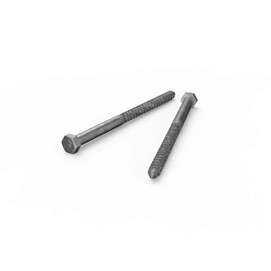 Zenith Hot Dip Galvanised Hex Head Coach Screws M12 x 200mm Each - SuperSaverAU - view 1