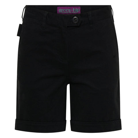 Green Hip Original Shorts Black Size 8 Women's Cotton Stretch