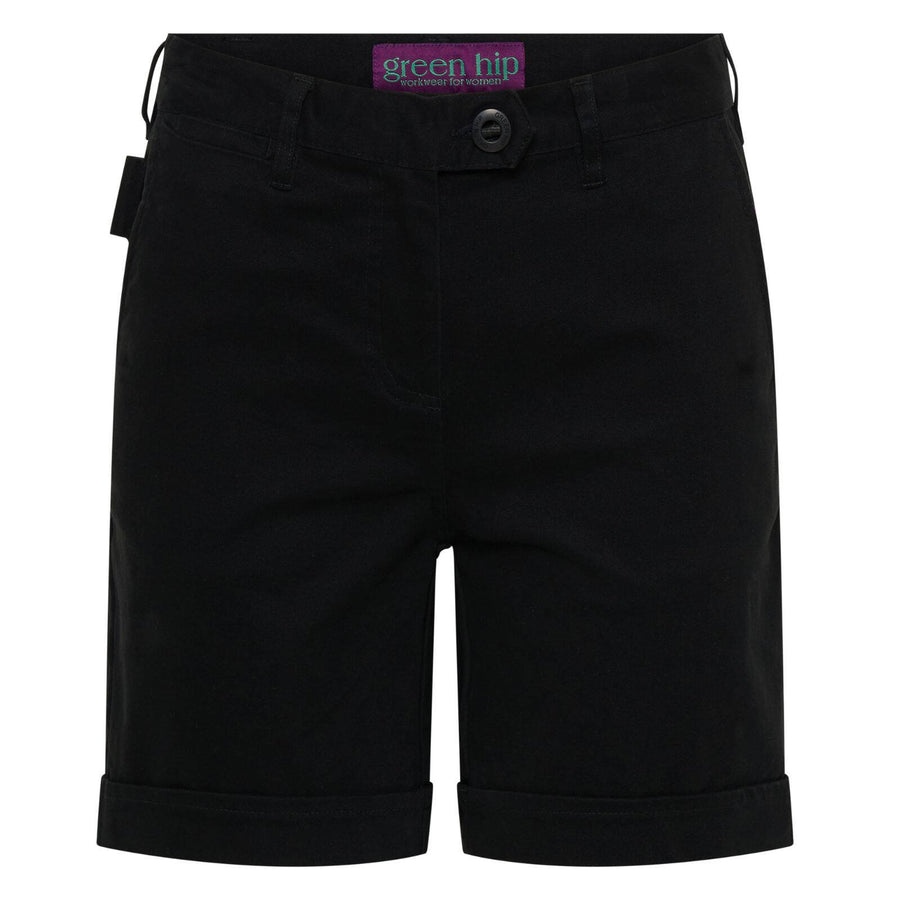 Green Hip Original Shorts Black Size 8 Women's Cotton Stretch