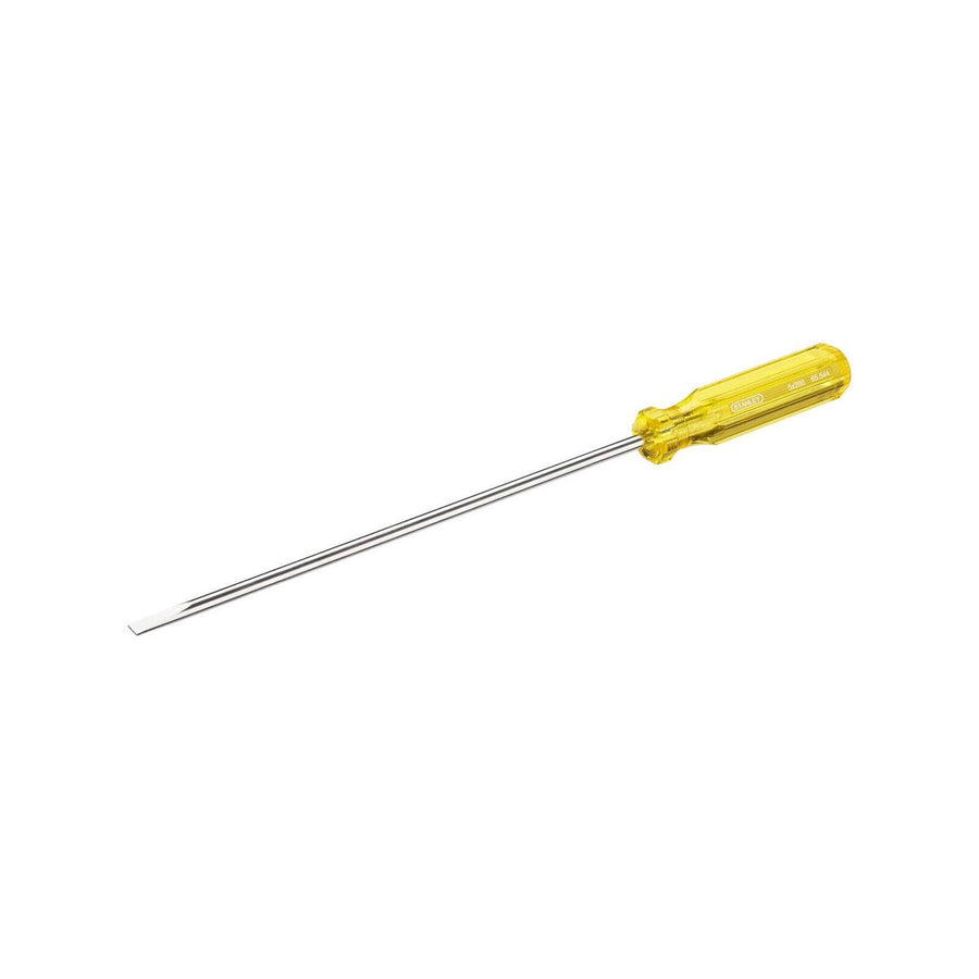 Stanley Slotted Screwdriver 5 x 200mm Steel Handle Impact Resistant - SuperSaverAU - view 1