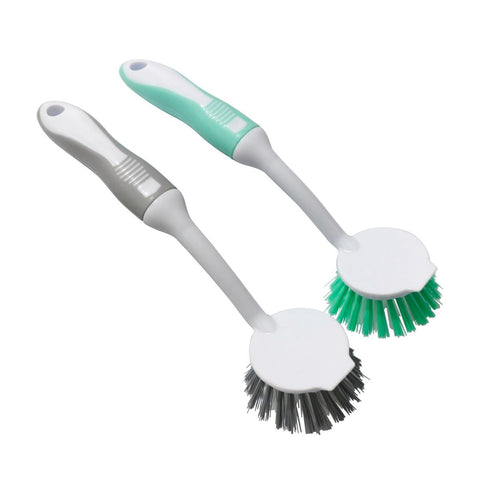 Morgan Round Dish Brush - 60mm - Polypropylene - Soft Grip Handle - SuperSaverAU - view 1