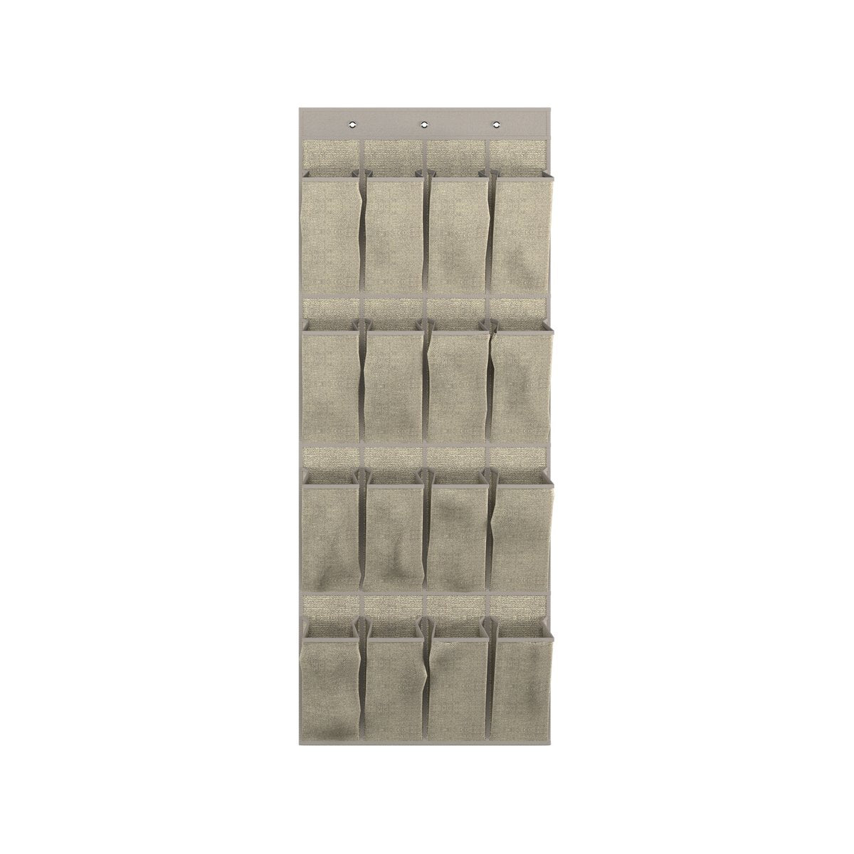 Flexi Storage Wardrobe Ash 16 Pocket Hanging Organiser - 440mm x 1120mm - Space-efficient Storage - SuperSaverAU - view 3