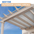 Coolaroo Heavy Duty Sun Protection Shade Cloth 1.8 x 3m 90% UV Block - SuperSaverAU - view 5