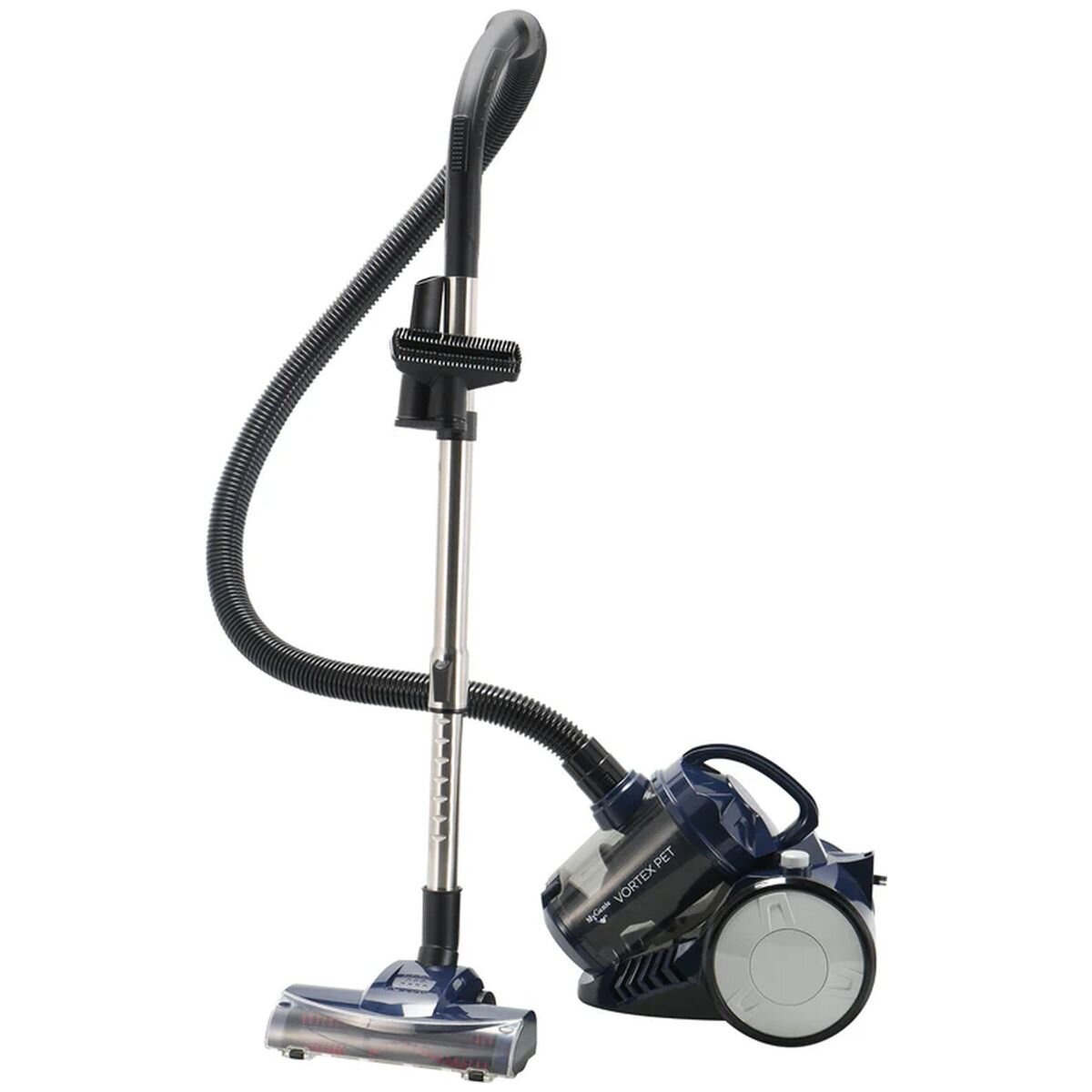 MyGenie 1000W canister pet vacuum - 3L dust capacity - large and small pet turbo heads - blue - 10005880