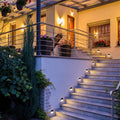 Brilliant 2W Black Waymaker Round Garden LED Step Light - 88mm x 88mm x 44mm - SuperSaverAU - view 5