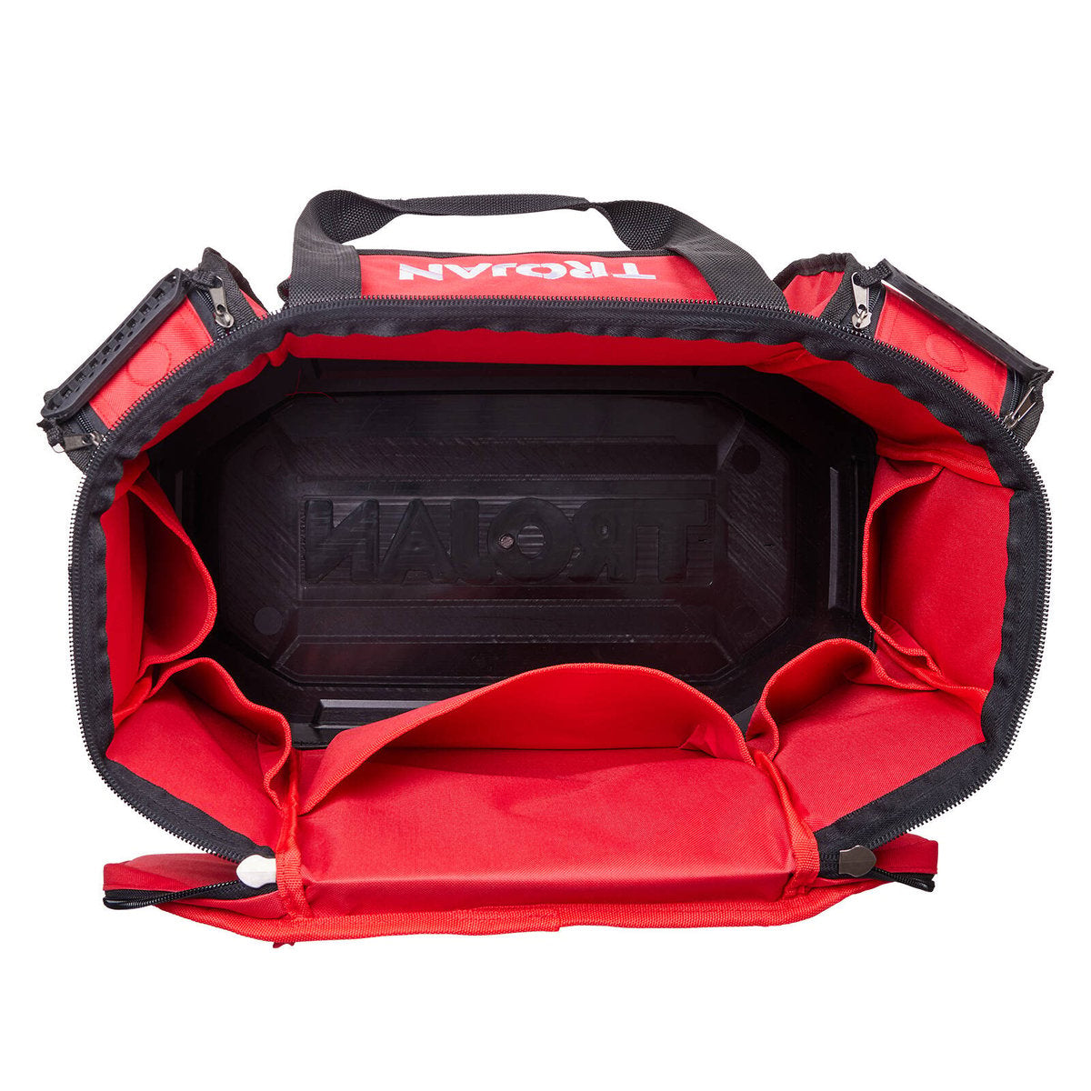 Trojan Round Mouth Tool Bag - 18kg Capacity - 480mm x 280mm x 310mm - Black - SuperSaverAU - view 3
