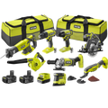 Ryobi 18V ONE+ 8-Piece Kit R18X8C142B - Cordless Power Tools Set - 15.1kg - SuperSaverAU - view 1