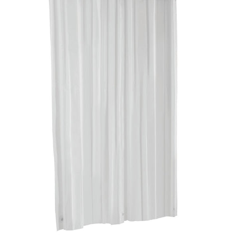 Barelli Peva Shower Curtain 180 x 180cm - Frosting White - 12 Rings - SuperSaverAU - view 1