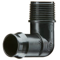 Pope 25mm Barbed x 20mm BSP Male Threaded Elbow - Black Poly, 1000kPa