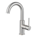 Mondella Resonance 25mm Brushed Nickel Swivel Basin Mixer, Pin Lever, 6L/min 5 Star WELS