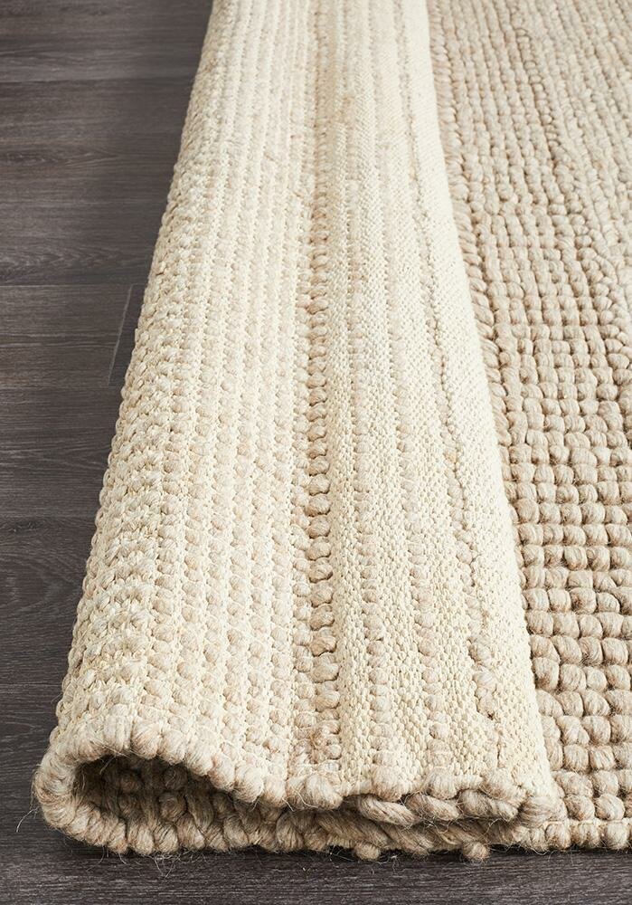 Rug Culture Skandi Extra Large Rug 320x230cm - Grey Viscose and Wool Blend - SKAN314GRY320X230