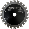 Craftmaster 76mm x 24T Tungsten Carbide Tipped Metal Cutting Blade
