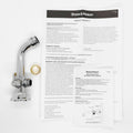 Shaw Mason Chrome Bath Spout Diverter - 140mm - Durable Brass Construction - SuperSaverAU - view 4