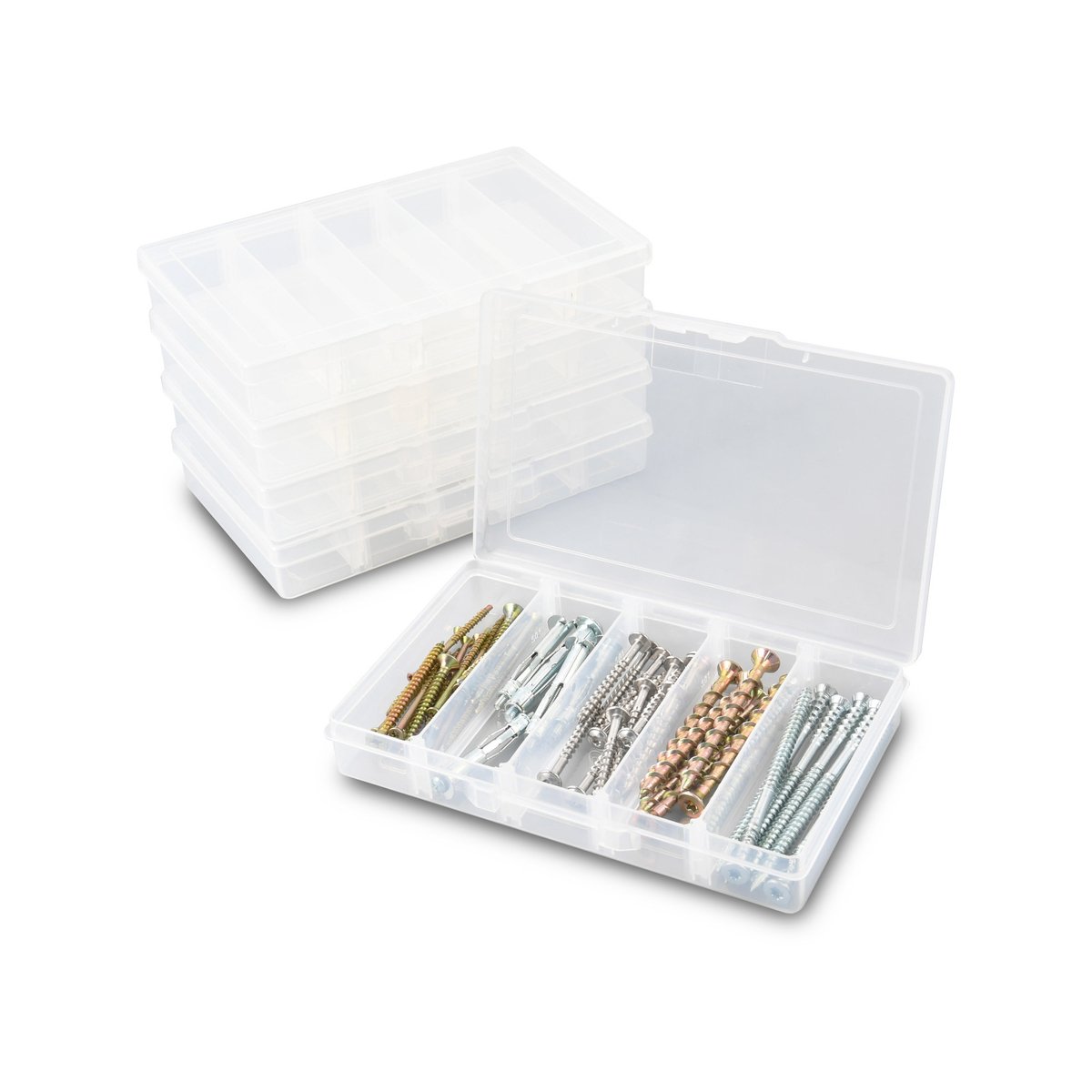 Craftright Storage Box - 115mm x 30mm x 195mm - Polypropylene - Translucent - SuperSaverAU - view 4