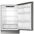 Haier 517L Bottom Mount Fridge - Satina Silver, 5.5 Star Energy, Reversible Door - HRF510BS