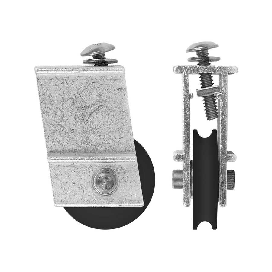 Rolltrak Adjustable Steel Carriage - 34mm x 45mm - Steel - Acetal Roller - SuperSaverAU - view 1