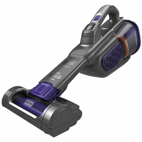 Black & Decker 18V handheld pet vacuum - Boost mode, 25 minute max runtime, Grey - BHHV520BFP-XE