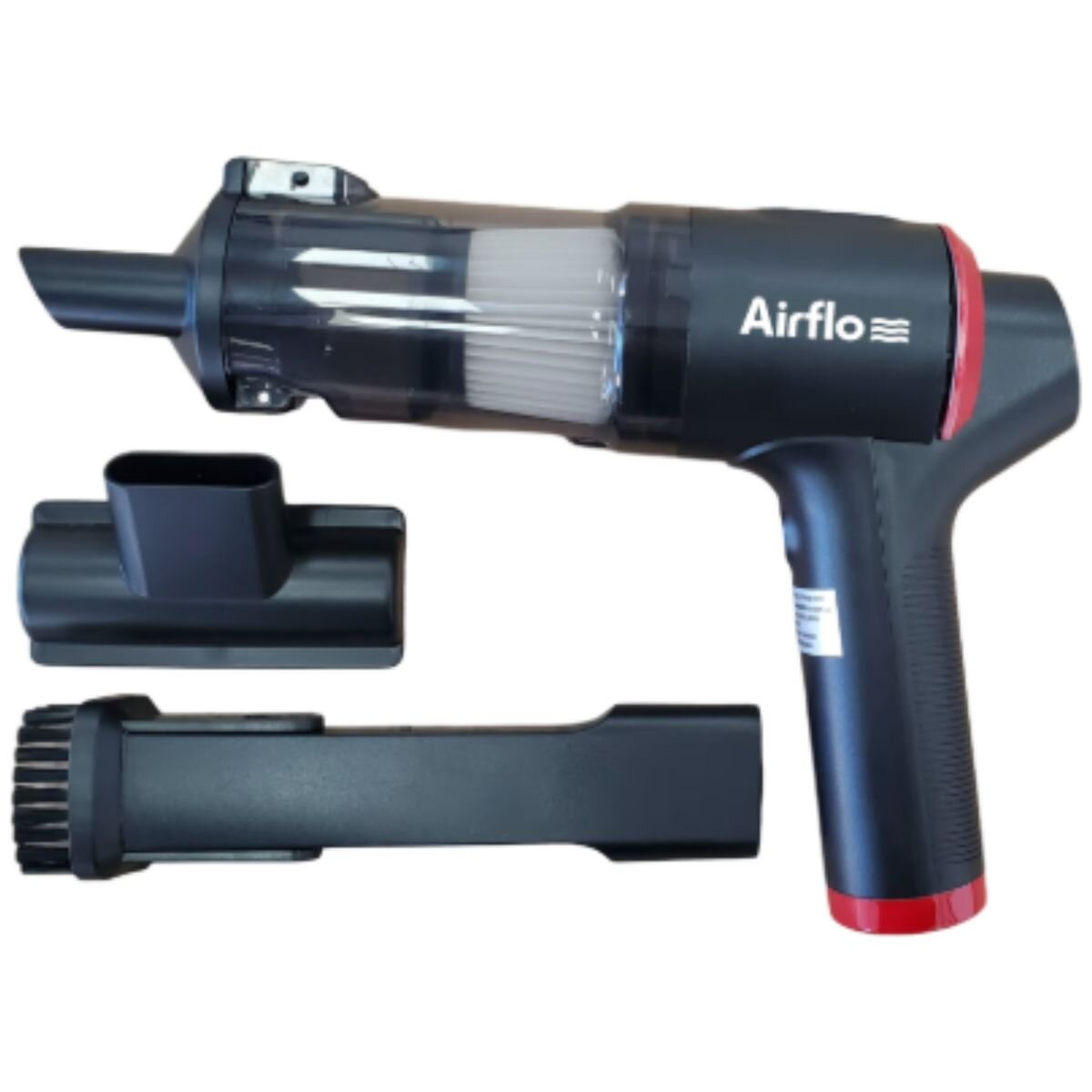 Airflo pistol grip handheld vacuum cleaner - 12V motor, three speed modes, USB charging, HEPA filter - AFV716